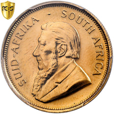 África do Sul, 1/4 Krugerrand, 1981, Pretoria, 1/4 Oz, Dourado, PCGS, MS67