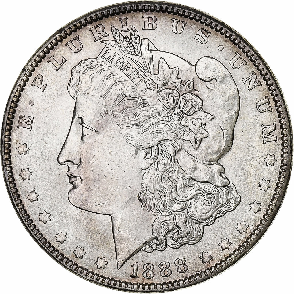 United States, Morgan dollar, 1888, U.S. Mint, Silver, MS(60-62), KM:110