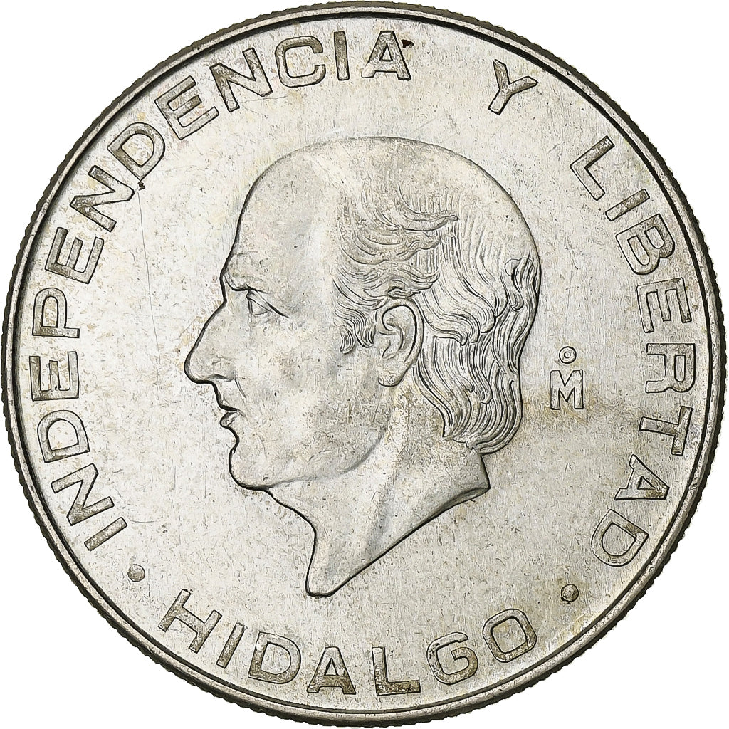 Mexique, 5 Pesos, 1955, Mexico City, Argent, SUP+, KM:469