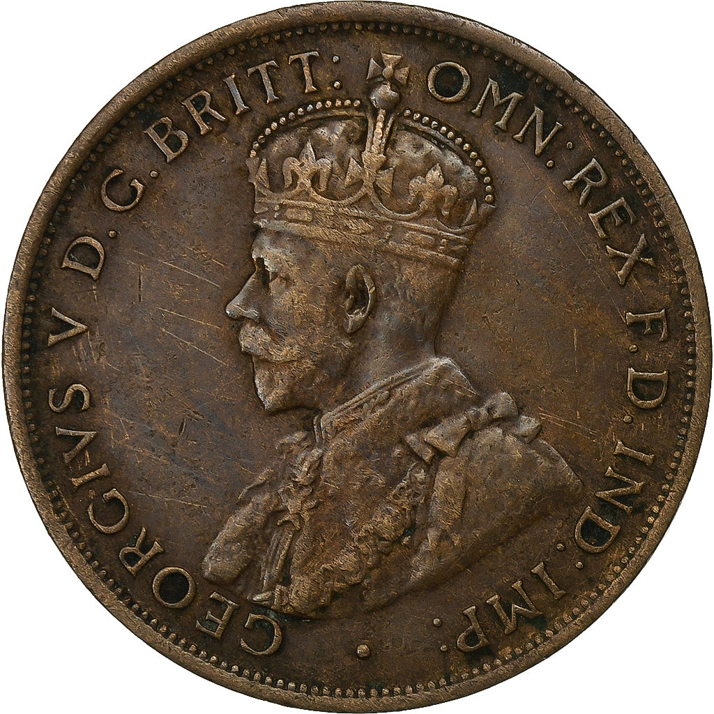 Australia, George V, Penny, 1914, London, Bronze, EF(40-45), KM:23