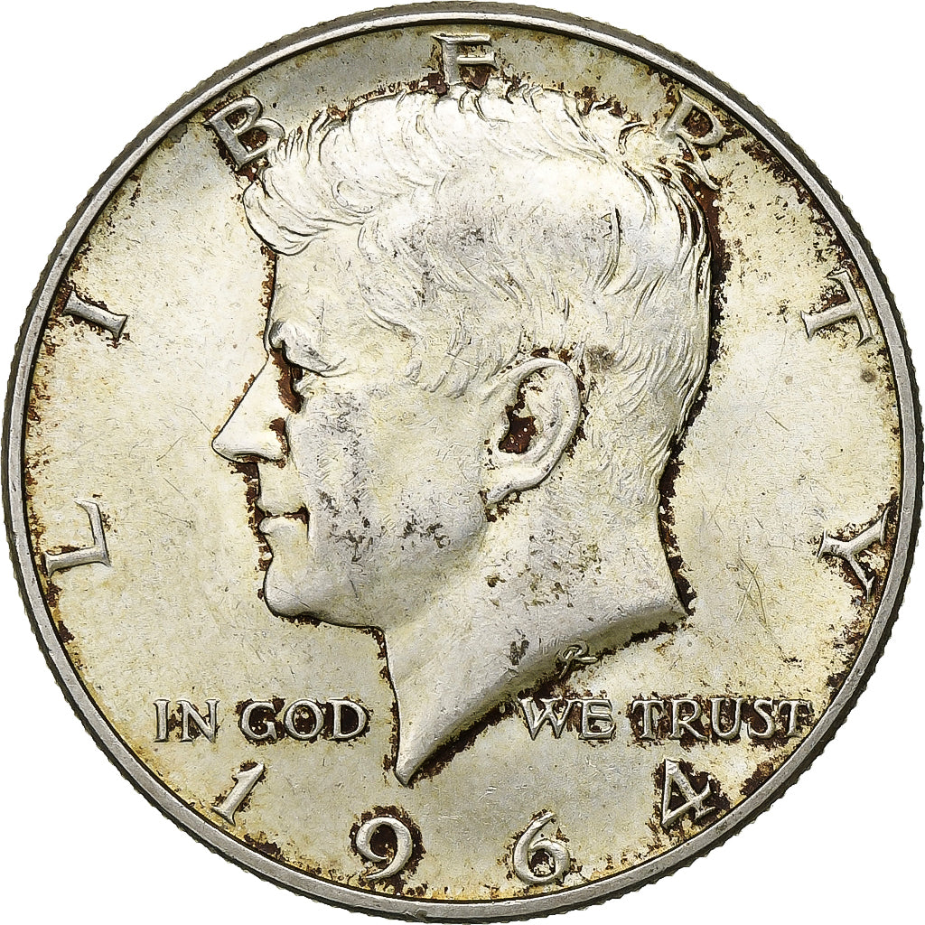 United States, Half Dollar, Kennedy Half Dollar, 1964, Denver, Silver