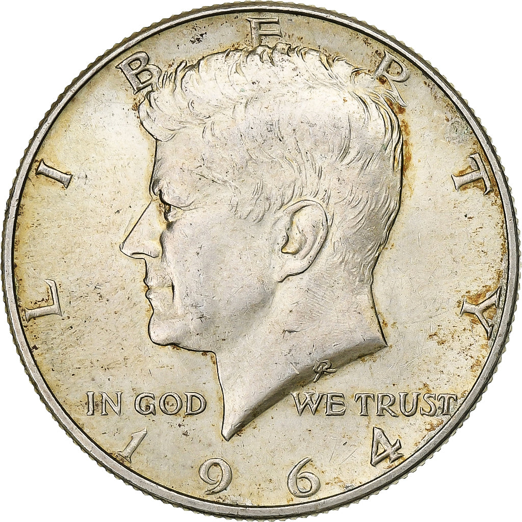 United States, Half Dollar, Kennedy Half Dollar, 1964, Denver, Silver