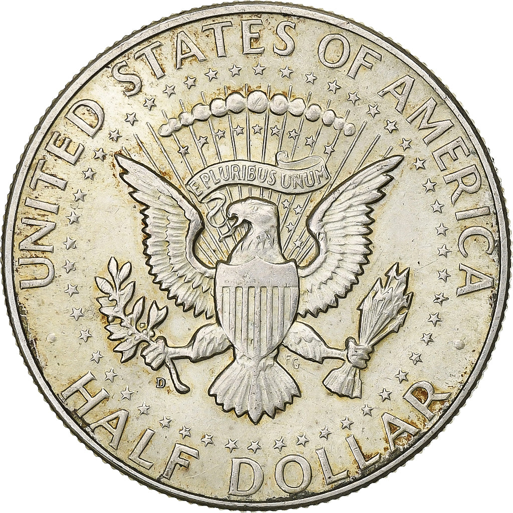 United States, Half Dollar, Kennedy Half Dollar, 1964, Denver, Silver