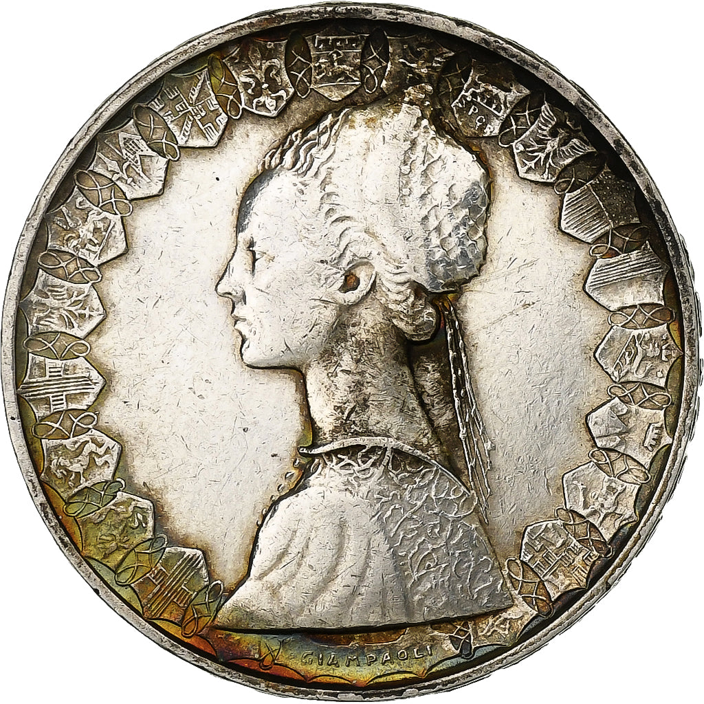 Italy, 500 Lire, 1958, Rome, Silver, AU(50-53), KM:98