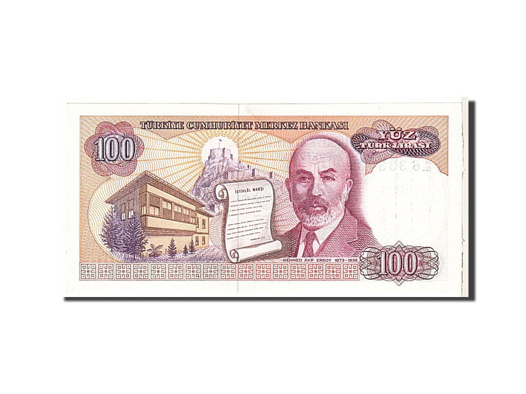Banknote, Turkey, 100 Lira, 1984, KM:194a, UNC(63)