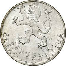 Czechoslovakia, 50 Korun, 1947, Silver, MS(63), KM:24