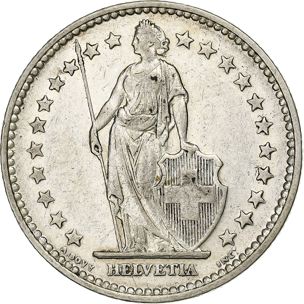 Switzerland, 2 Francs, 1911, Bern, Silver, AU(50-53), KM:21