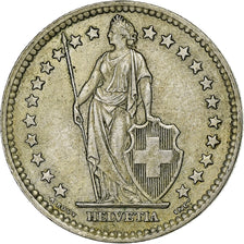 Switzerland, 2 Francs, 1958, Bern, Silver, AU(55-58), KM:21