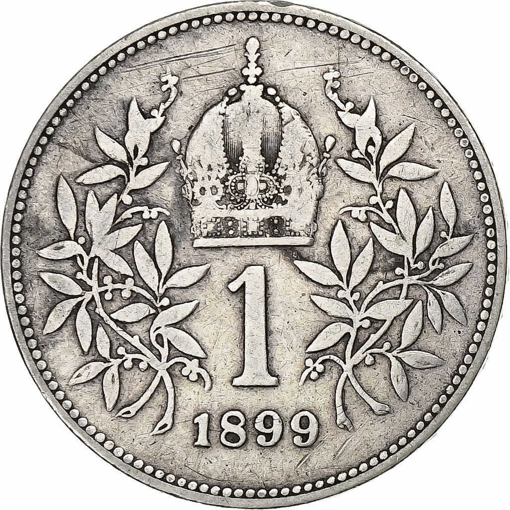 Österreich, Franz Joseph I, Corona, 1899, Vienne, Silber, S+, KM:2804