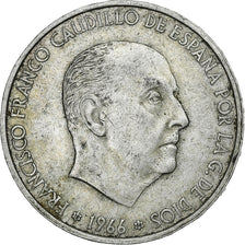 Spain, Caudillo and regent, 100 Pesetas, 1966, Madrid, Silver, EF(40-45), KM:797