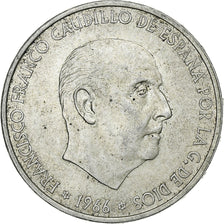 Spain, Caudillo and regent, 100 Pesetas, 1966 (67), Silver, AU(55-58), KM:797
