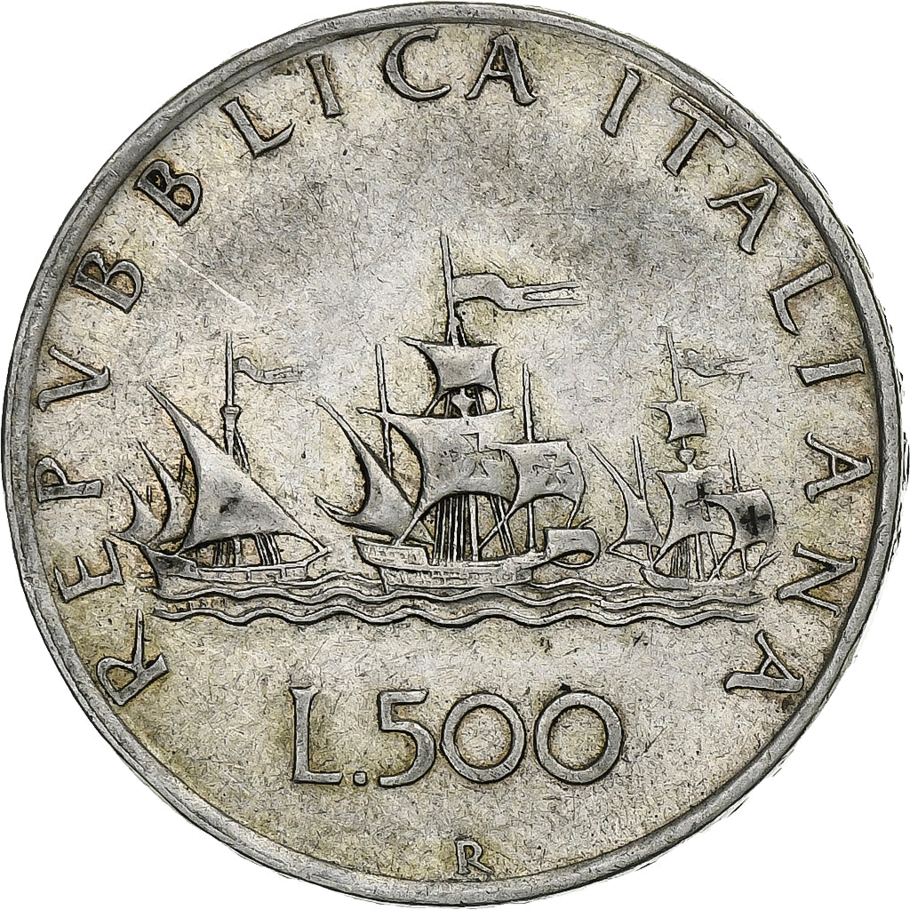 Italy, 500 Lire, 1960, Rome, Silver, AU(50-53), KM:98