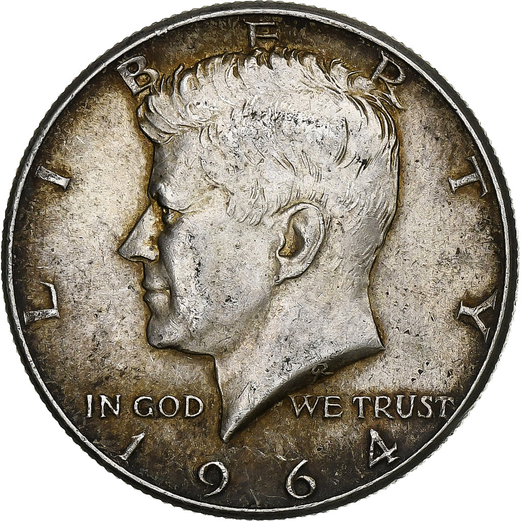 United States, Half Dollar, Kennedy Half Dollar, 1964, Philadelphia, Silver