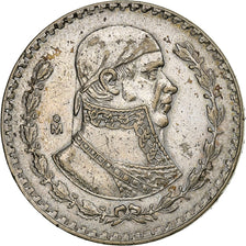 Mexico, Peso, 1963, Mexico City, Silver, AU(50-53), KM:459