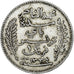 Tunisie, Muhammad al-Nasir Bey, Franc, 1916, Paris, Argent, SUP, KM:238