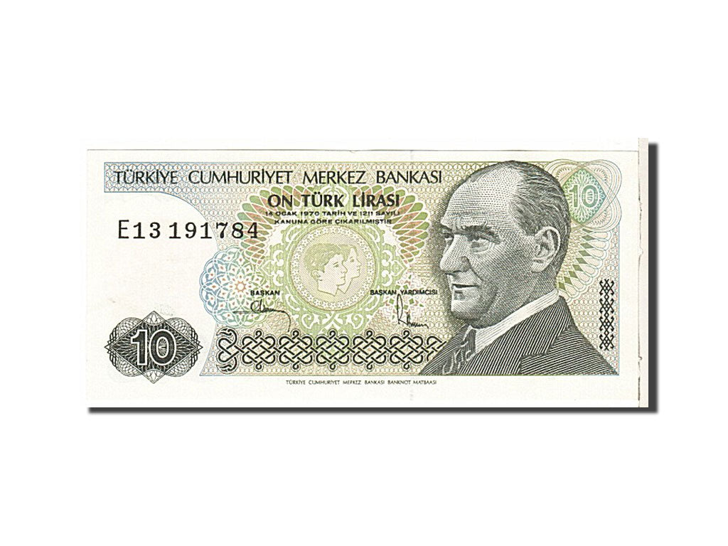 Geldschein, Türkei, 10 Lira, 1979, KM:193a, UNZ
