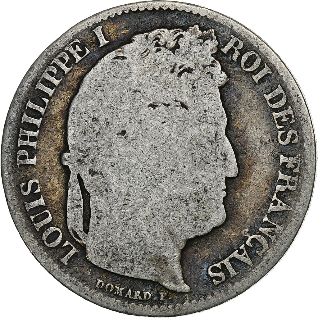 France, Louis-Philippe, Franc, 1839, Paris, Silver, VG(8-10), Gadoury:453