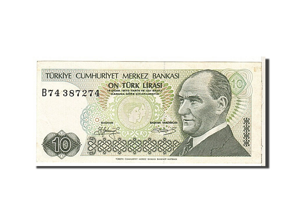 Banknote, Turkey, 10 Lira, 1979, AU(50-53)