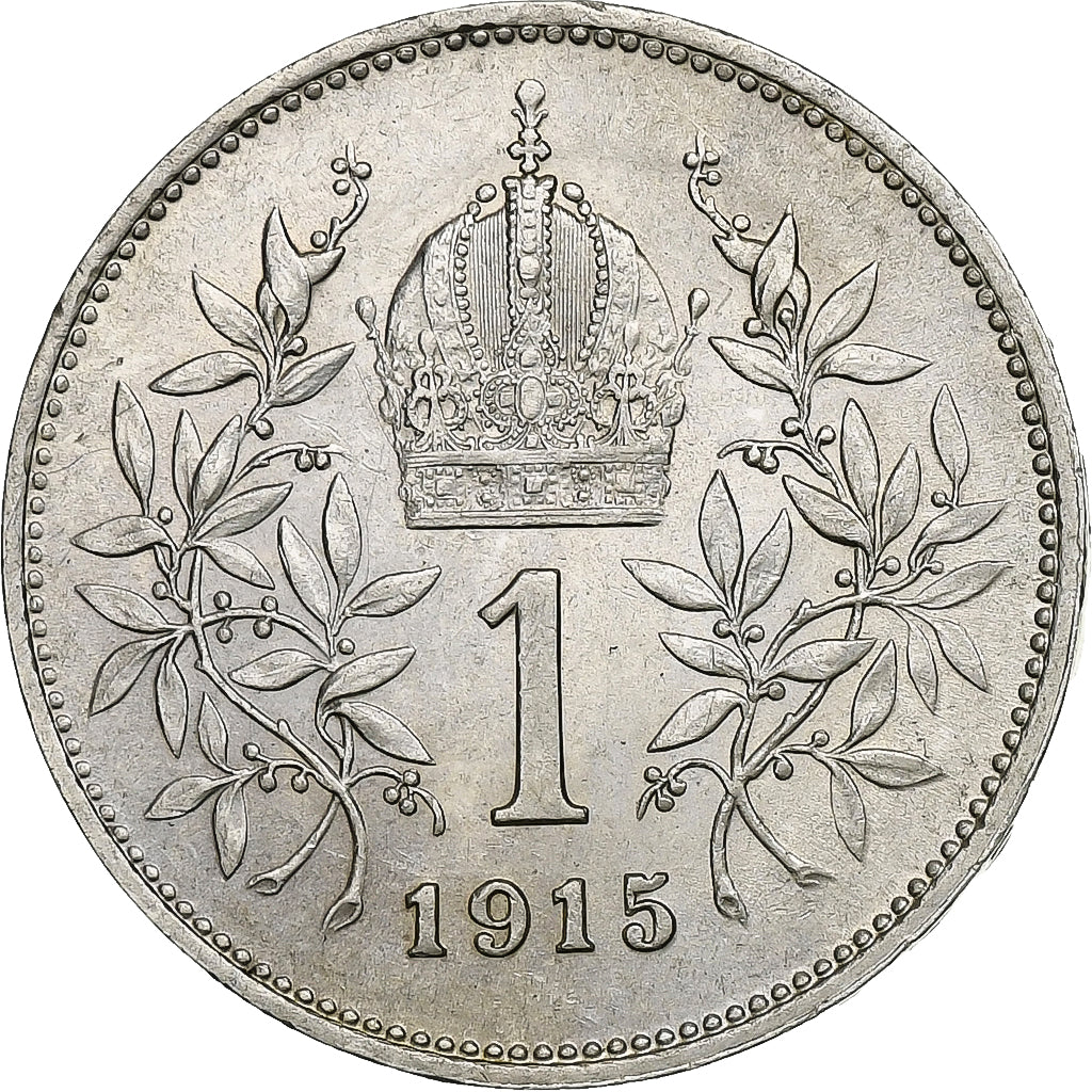 Austria, Franz Joseph I, Corona, 1915, Silver, MS(60-62), KM:2820