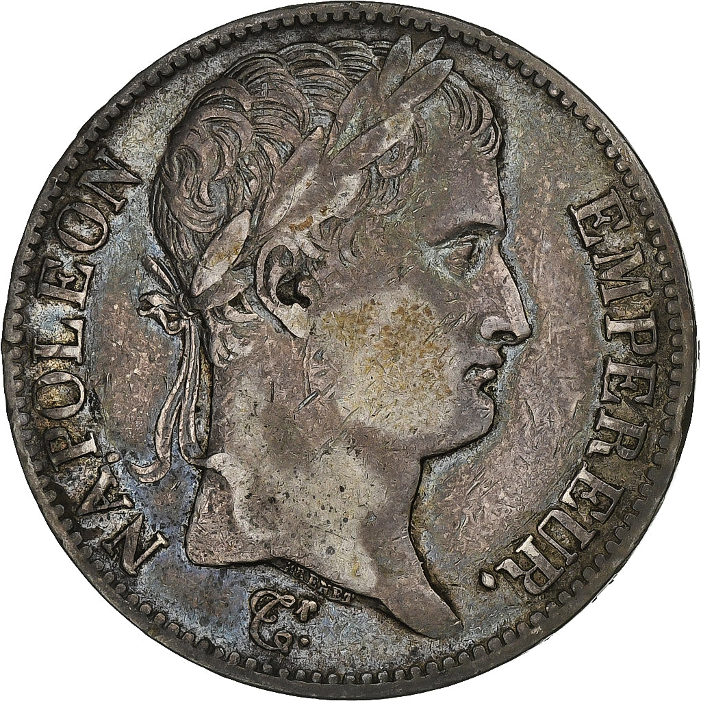 France, Napoleon I, 5 Francs, 1810, Paris, Silver, VF(30-35), Gadoury:584