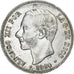 Spain, Alfonso XII, 5 Pesetas, 1884, Madrid, Silver, EF(40-45), KM:688