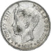 Spain, Alfonso XIII, 5 Pesetas, 1897, Madrid, Silver, EF(40-45), KM:707