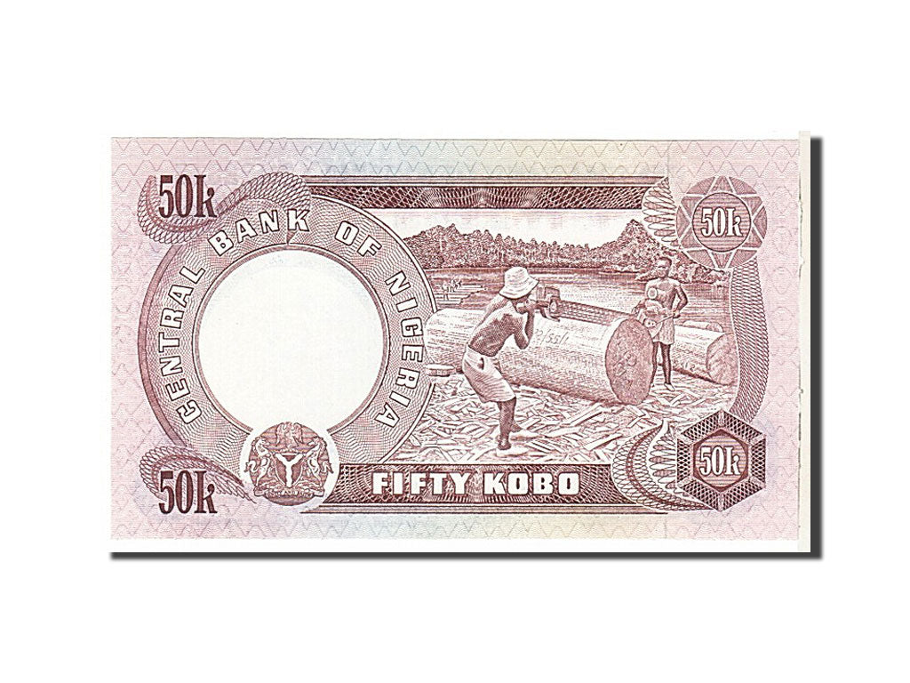 Banknote, Nigeria, 50 Kobo, 1973, KM:14f, UNC(65-70)