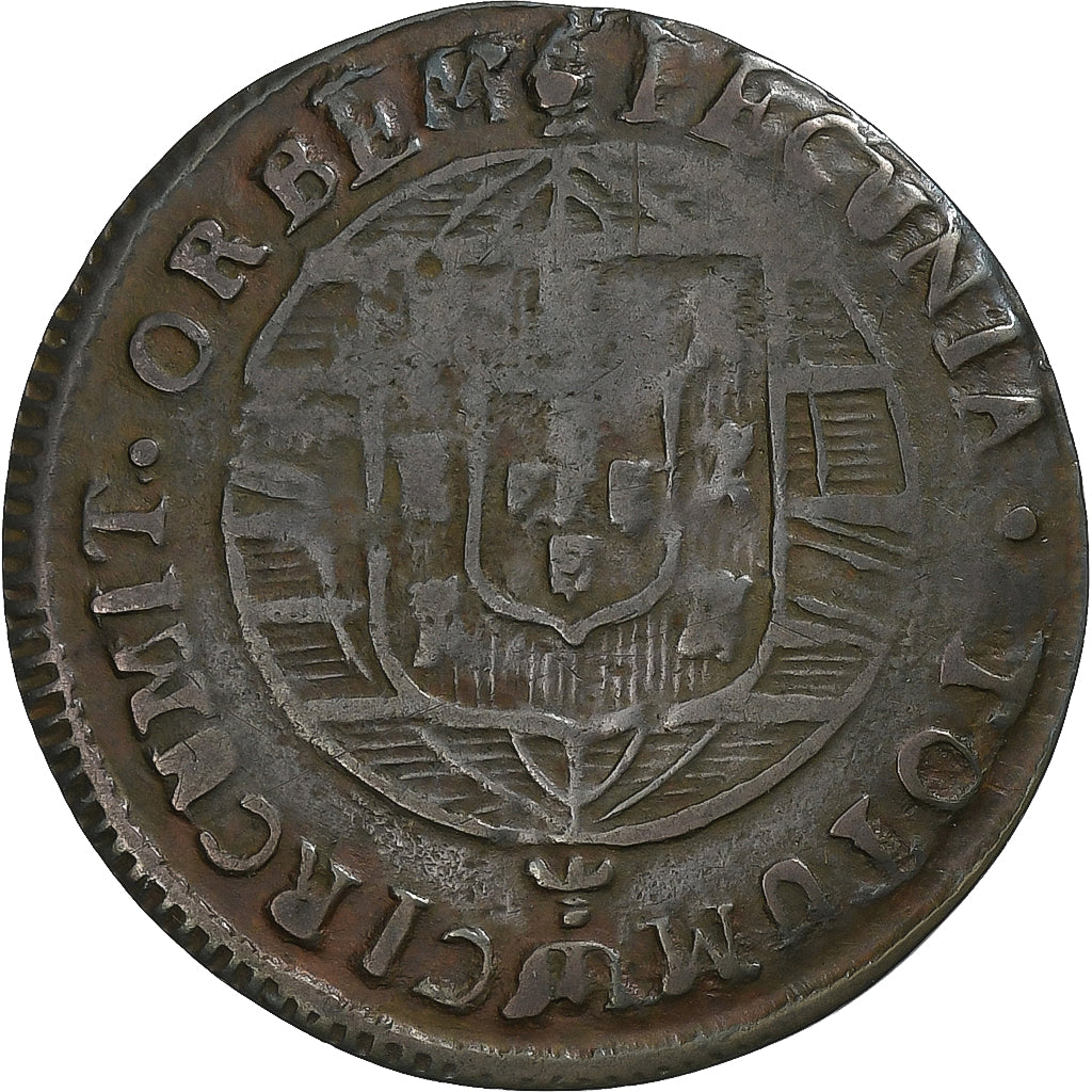 Brazil, João VI, 10 Reis, 1822, Bahia, Copper, VF(30-35), KM:314.1