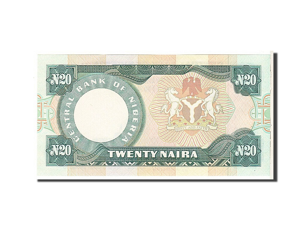 Banknote, Nigeria, 20 Naira, 2001, KM:26e, UNC(63)