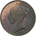 Great Britain, Victoria, 1/2 Penny, 1838, London, Copper, AU(50-53), KM:726