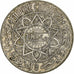 Marruecos, Mohammed V, 20 Francs, 1933, Paris, Plata, MBC+, KM:39
