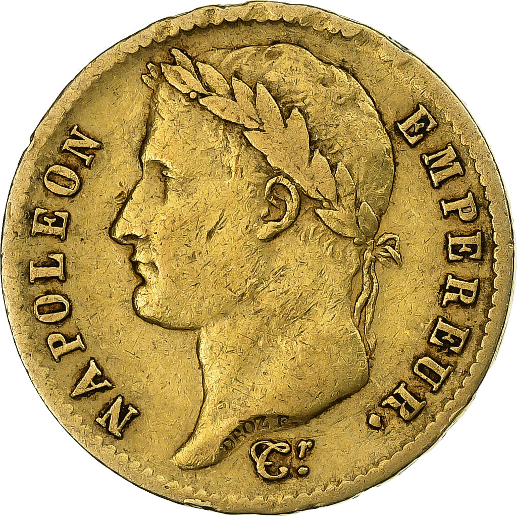 Frankrijk, 20 Francs, 1808, Paris, Goud, FR+, Gadoury:1024, Le Franc:F.515