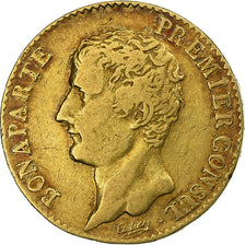 Francia, 20 Francs, Premier Consul, An 12, Paris, Oro, BC+, Gadoury:1020, KM:651