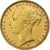 Australia, Victoria, Sovereign, 1887, Melbourne, Gold, MS(60-62), KM:7