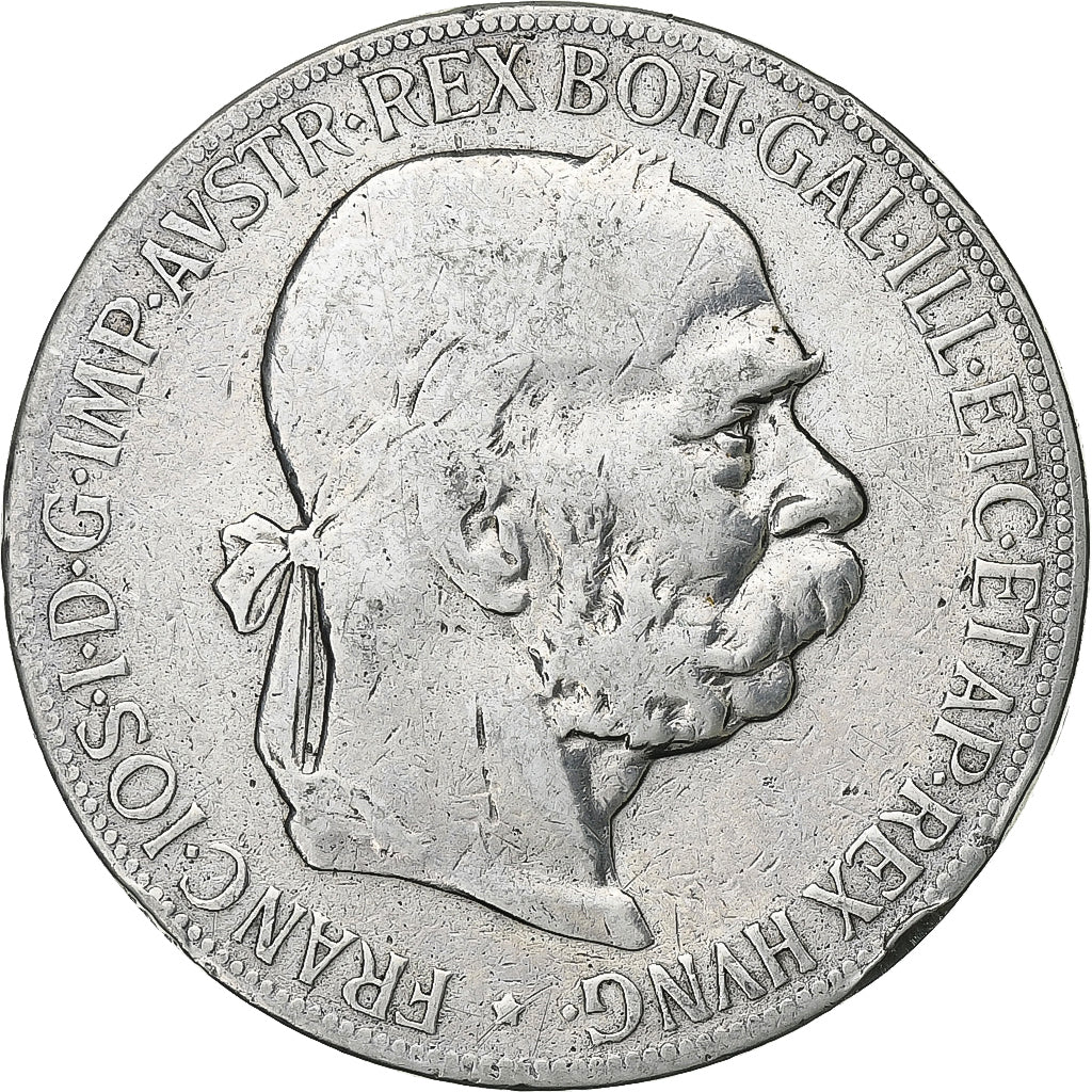 Austria, Franz Joseph I, 5 Corona, 1900, Vienna, Silver, VF(20-25), KM:2807
