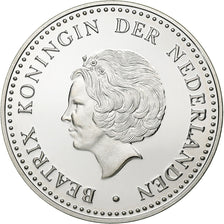 Netherlands Antilles, Beatrix, 25 Gulden, 1994, Utrecht, Silver, MS(65-70)