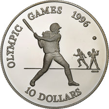 Belize, 10 Dollars, Olympics, 1996, Argento, FDC, KM:127
