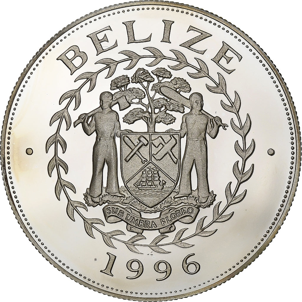 Belize, 10 Dollars, Olympics, 1996, Argento, FDC, KM:127