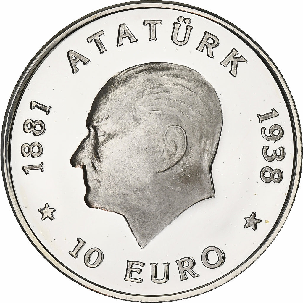 Turkey, 2500000 Lira, 1998, Istanbul, Proof, Silver, MS(65-70), KM:1084