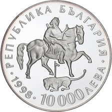 Bulgaria, 10000 Leva, 1998, Proof, Silver, MS(65-70), KM:235