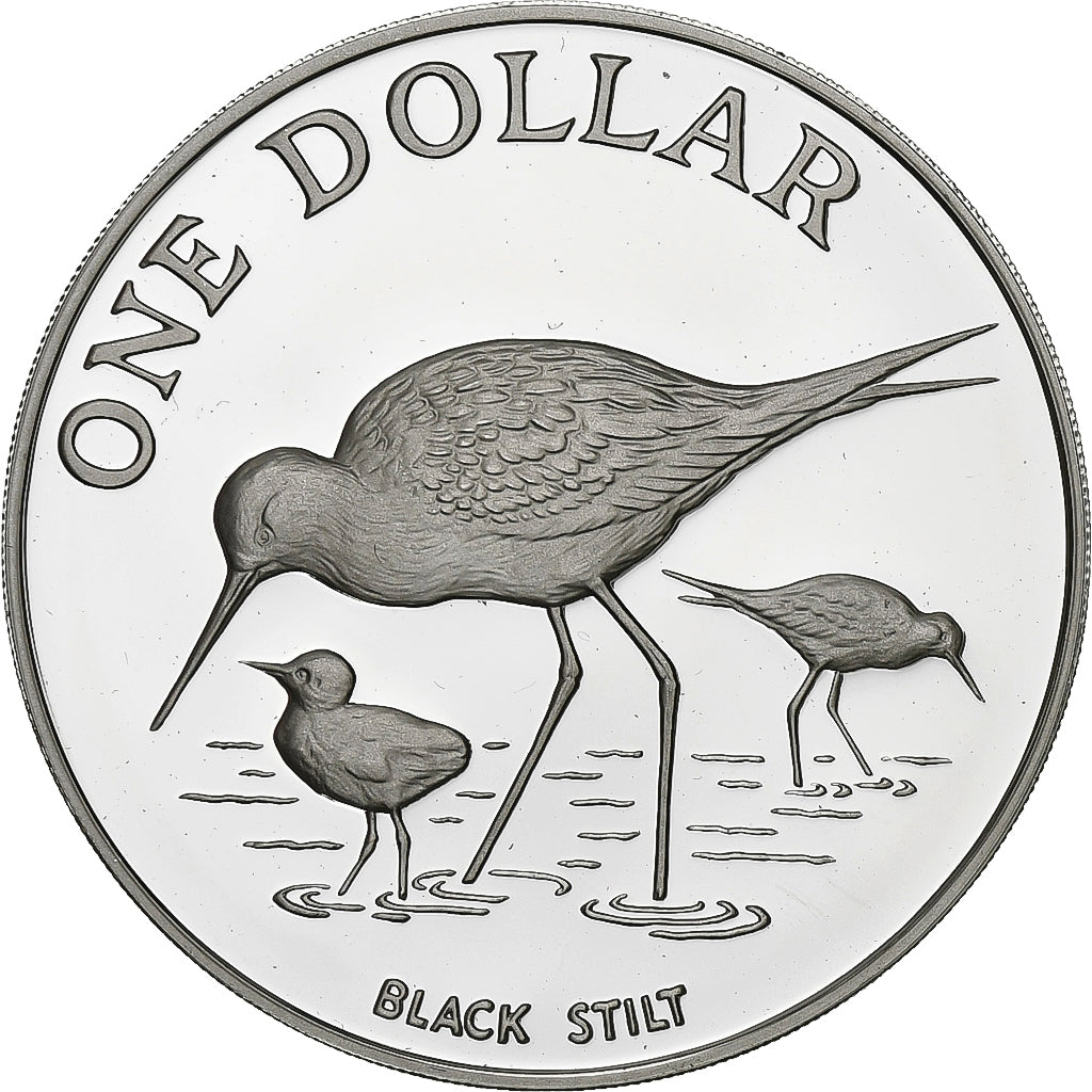 Nieuw Zeeland, Elizabeth II, Dollar, 1985, Zilver, FDC, KM:55a