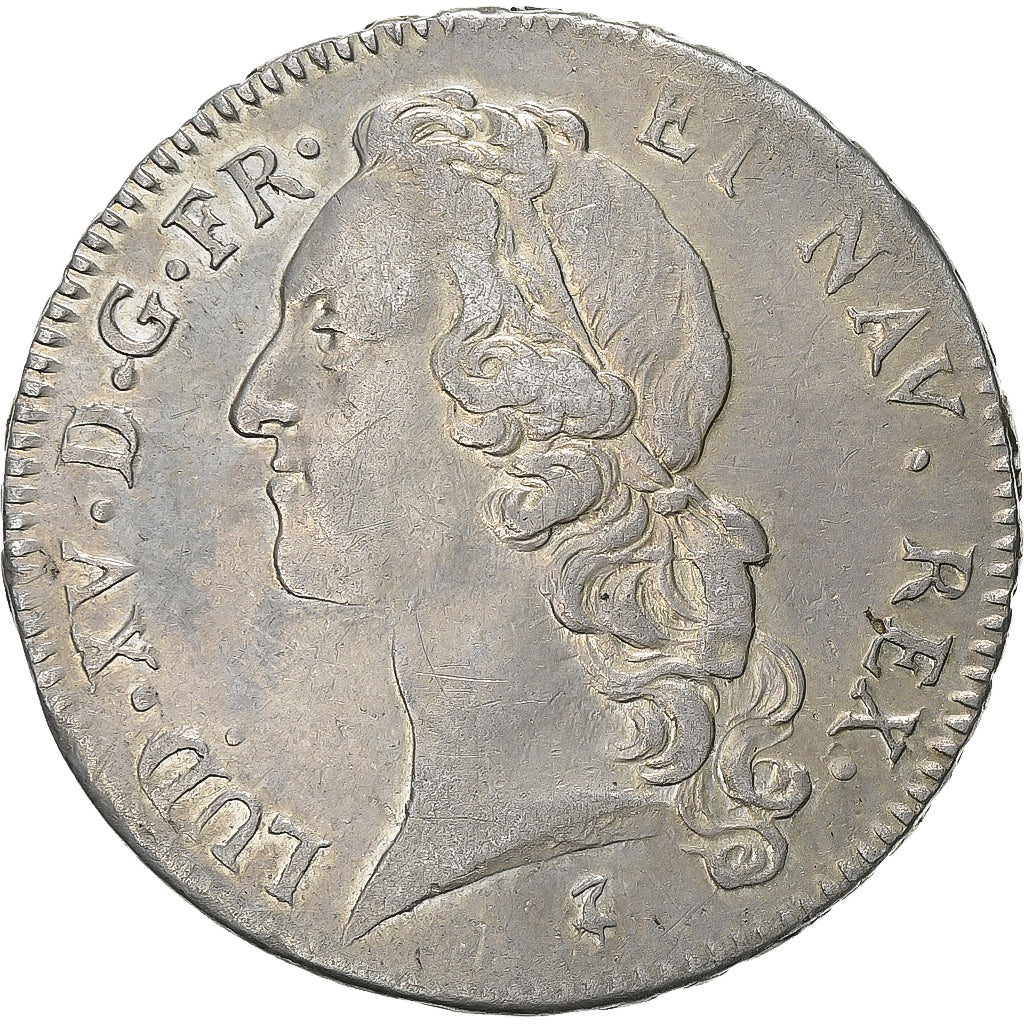 Frankrijk, Louis XV, Écu au bandeau, 1768, Paris, Zilver, ZF, Gadoury:322