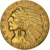 United States, $5, Half Eagle, Indian Head, 1910, Philadelphia, Gold, AU(50-53)
