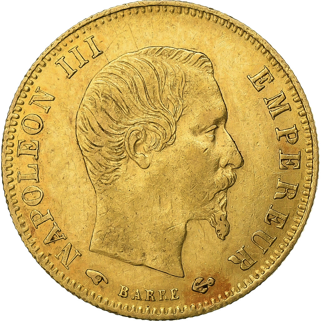 France, Napoléon III, 5 Francs or, 1859, Paris, Or, SUP, Gadoury:1001