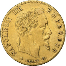 Francia, Napoleon III, 5 Francs, 1862, Strasbourg, Oro, BB, Gadoury:1002