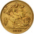 Wielka Brytania, George V, 1/2 Sovereign, 1914, London, Złoto, MS(60-62)