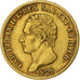 ITALIAN STATES, SARDINIA, Carlo Felice, 20 Lire, 1828, Torino, Gold, EF(40-45)