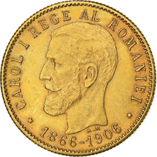 Roumanie, Carol I, 20 Lei, 1906, Bruxelles, Or, SUP, KM:37