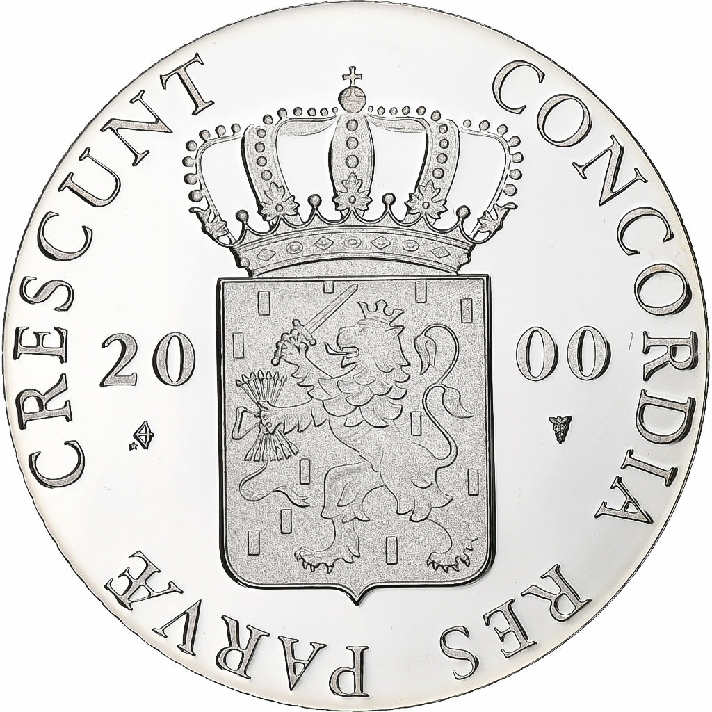 Netherlands, Silver Ducat, 2000, Utrecht, Silver, MS(65-70), KM:232