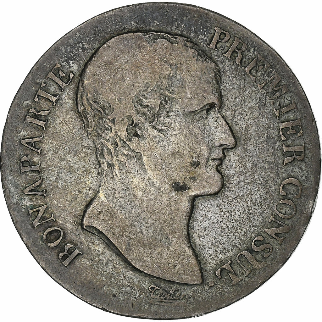 France, 5 Francs, Napoléon I, 1804, Toulouse, Silver, VF(20-25), Gadoury:577